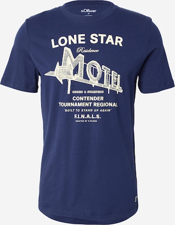 s.Oliver T-Shirt in Blau: Vorderseite