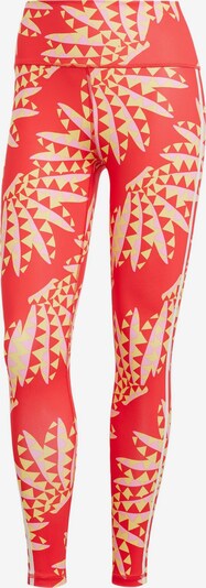 ADIDAS PERFORMANCE Pantalon de sport 'FARM Rio' en abricot / rose / rouge, Vue avec produit