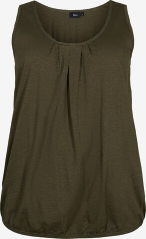 Zizzi Top 'Loa' in Green