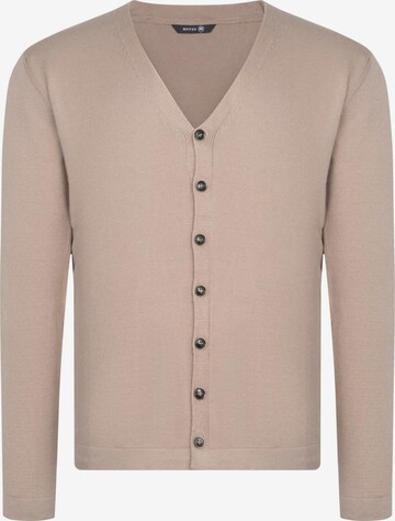 Ron Tomson Gebreid vest in Beige: voorkant