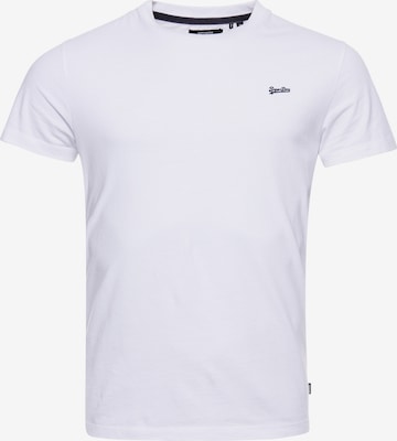 T-Shirt Superdry en blanc : devant