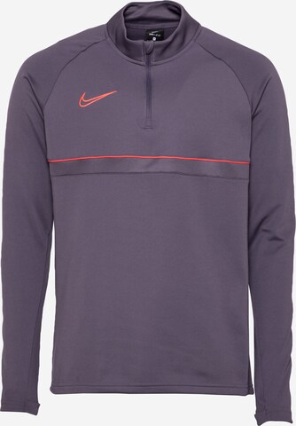 NIKE Sports sweatshirt 'Academy' in Purple: front