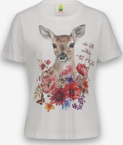 PRINCESS GOES HOLLYWOOD Shirt 'Deer Love' in XS in Mixed colours / White, Item view