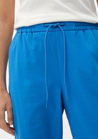 Regular Pantalon à plis s.Oliver en bleu