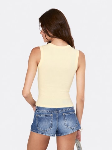 Ethiquet - Top em amarelo