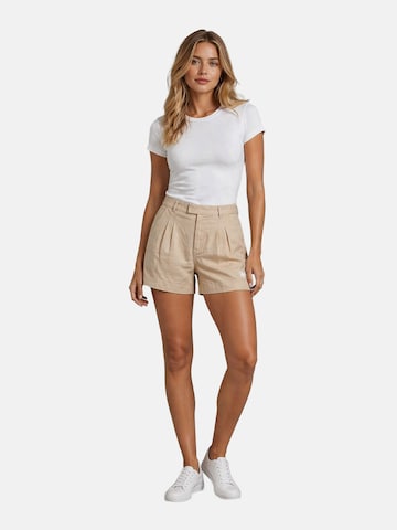 Regular Pantalon à pince U.S. POLO ASSN. en beige