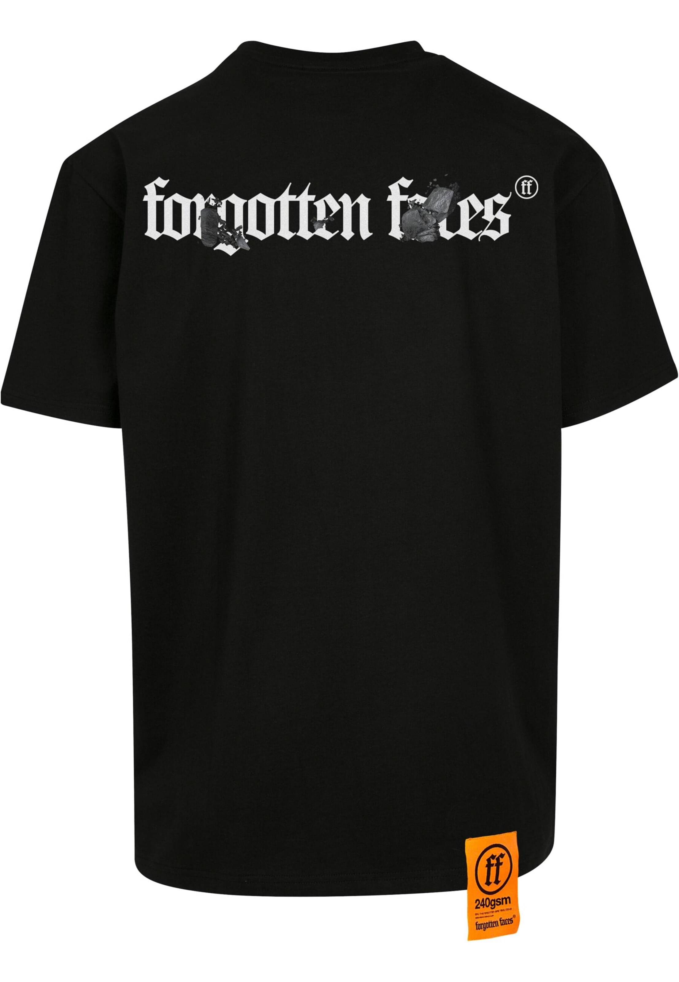 Forgotten Faces Shirt 'Kintsugi' in Zwart