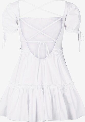 OW Collection Šaty – bílá