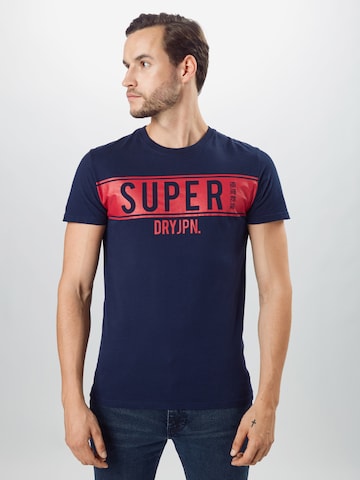 T-Shirt Superdry en blanc : devant