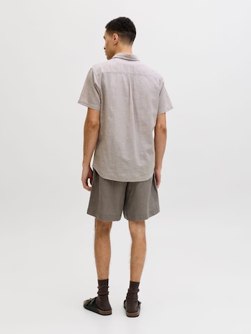ruda JACK & JONES Standartinis modelis Marškiniai 'summer'