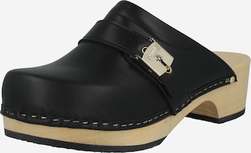 Scholl Iconic Clogs 'PESCURA' in Black: front