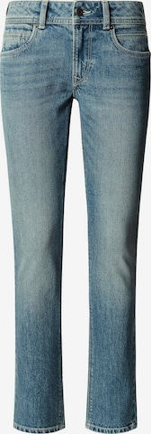 Coupe slim Jean 'Brooke' Pepe Jeans en bleu : devant