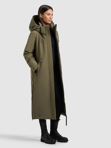 khujo Winter Coat 'LOFI3' in Green