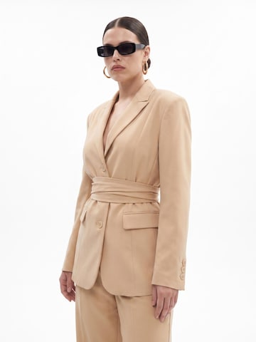 Faza Atelier Blazer 'Desert Rose' in Beige
