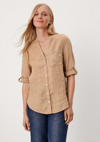 s.Oliver Bluse in Beige: predná strana