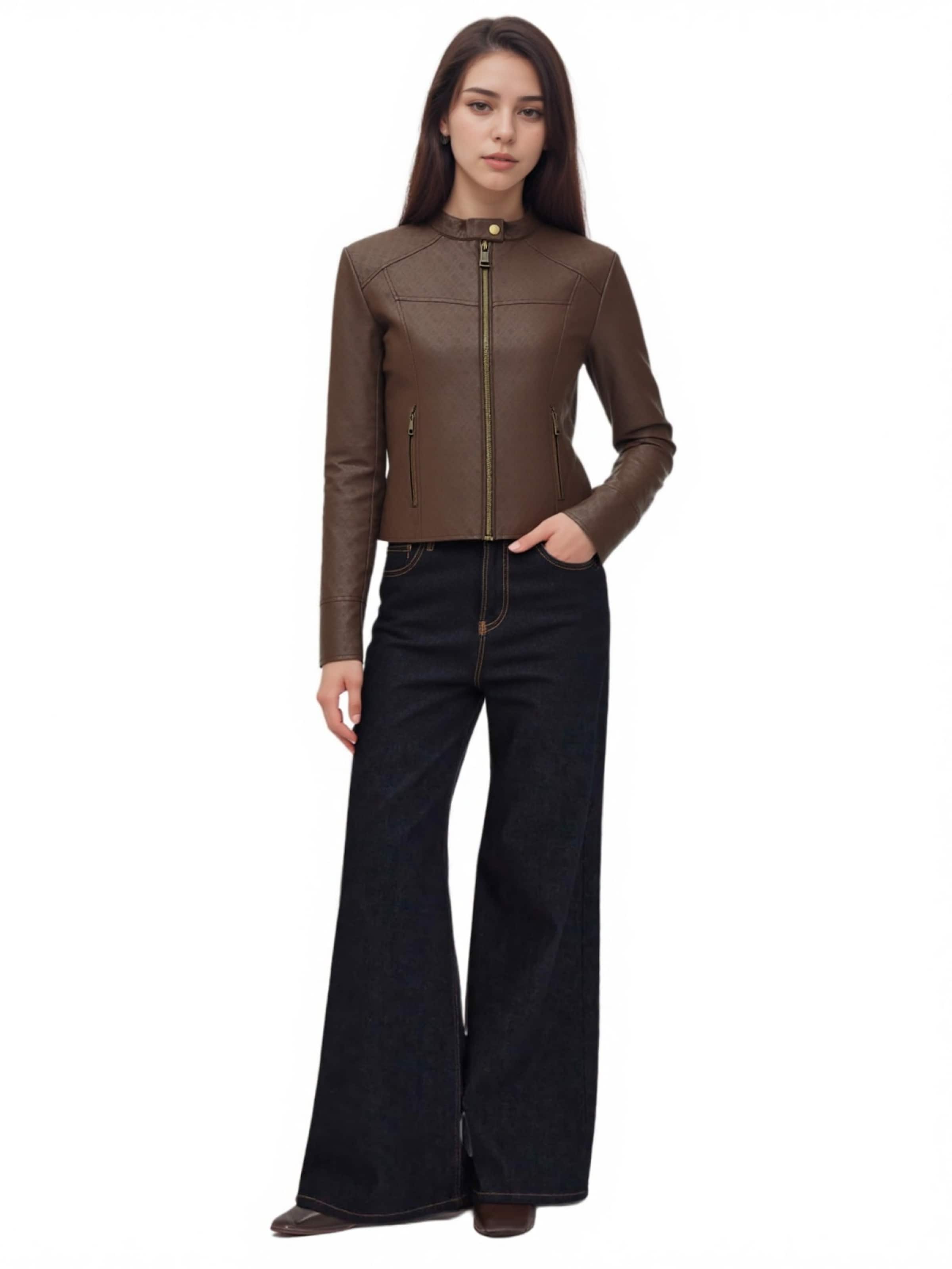 GUESS Overgangsjakke 'Anita' i brun