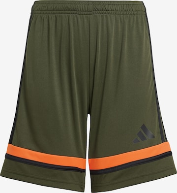 ADIDAS PERFORMANCE Loosefit Urheiluhousut värissä vihreä: etupuoli