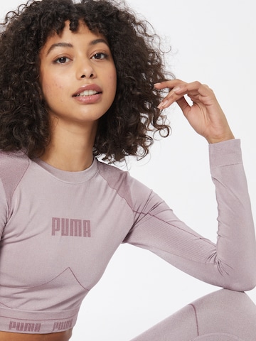 PUMA Funkcionalna majica | vijolična barva