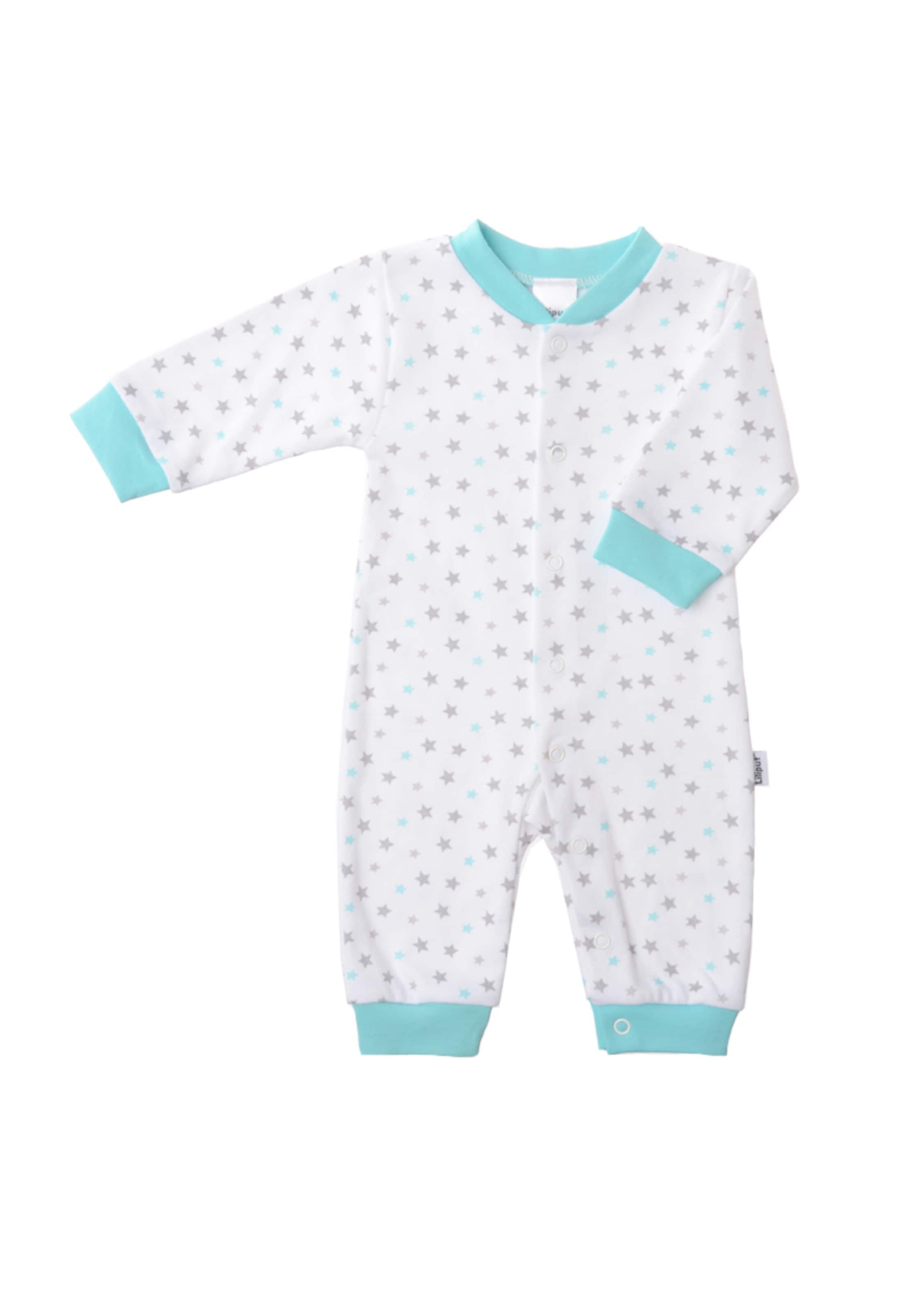 LILIPUT Pajamas 'AOP Sterne' in White: front