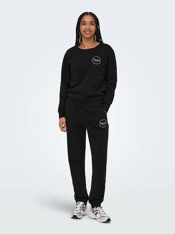 Effilé Pantalon de sport 'ONPCava' ONLY PLAY en noir