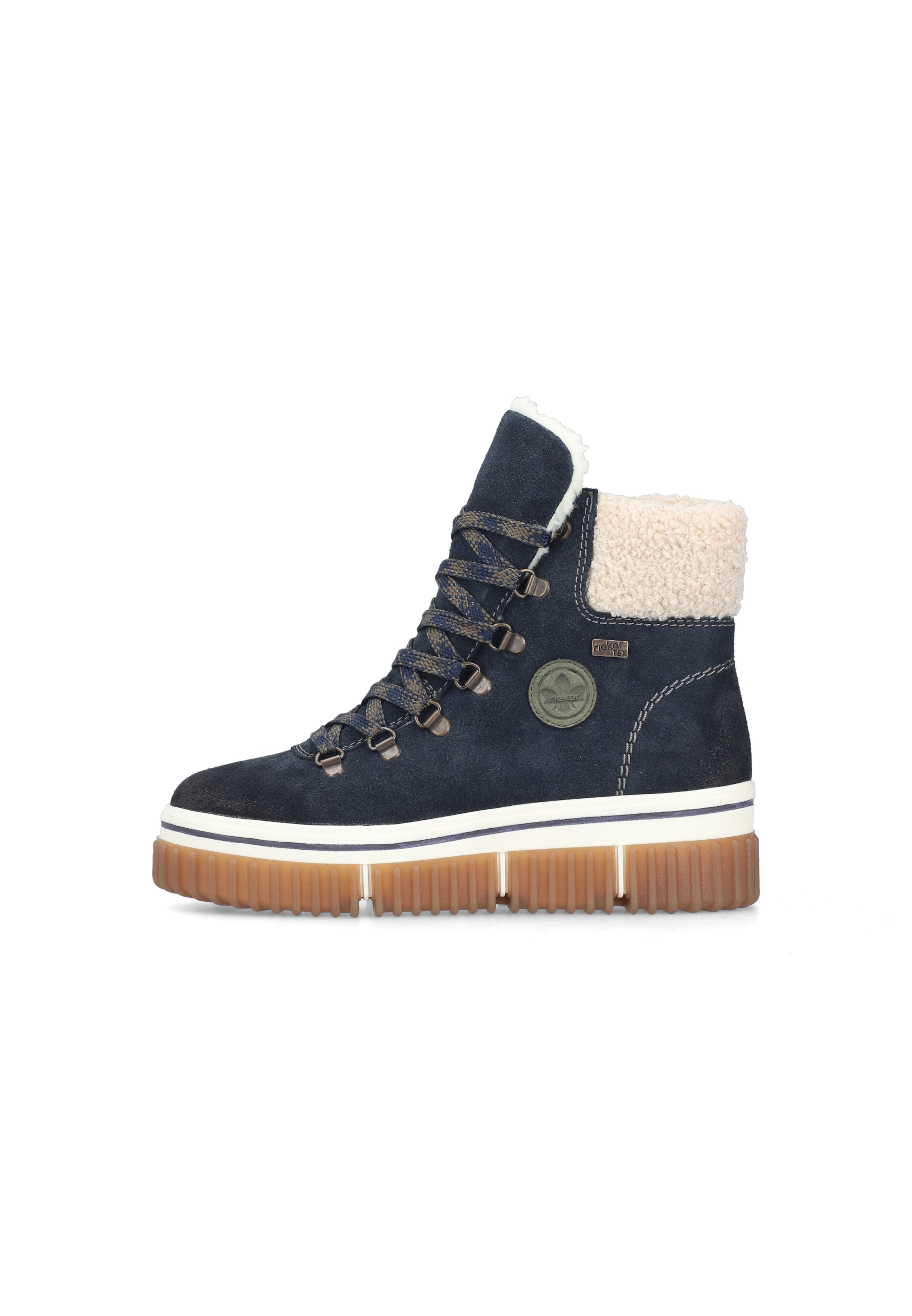 Bottines à lacets ' Y6347 ' Rieker en bleu