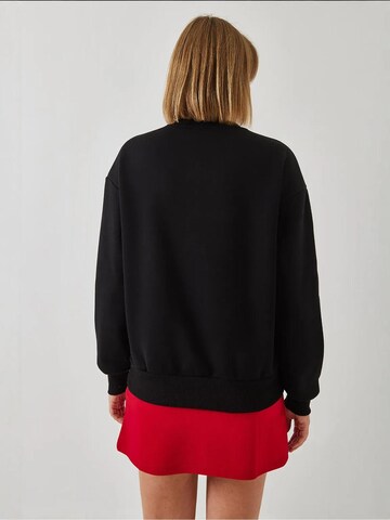 Bianco Lucci Sweatshirt in Zwart