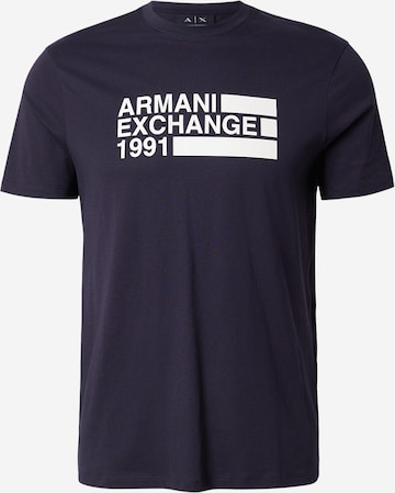 ARMANI EXCHANGE Bluser & t-shirts i blå: forside