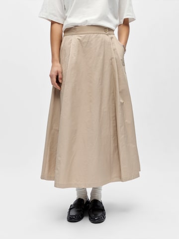 OBJECT Nederdel 'OBJDINA' i beige: forside