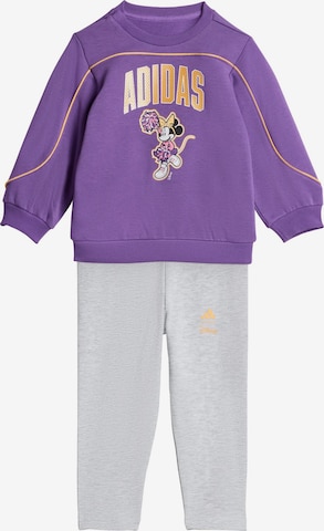 ADIDAS SPORTSWEAR Trainingspak 'Disney Minnie Maus' in Lila: voorkant