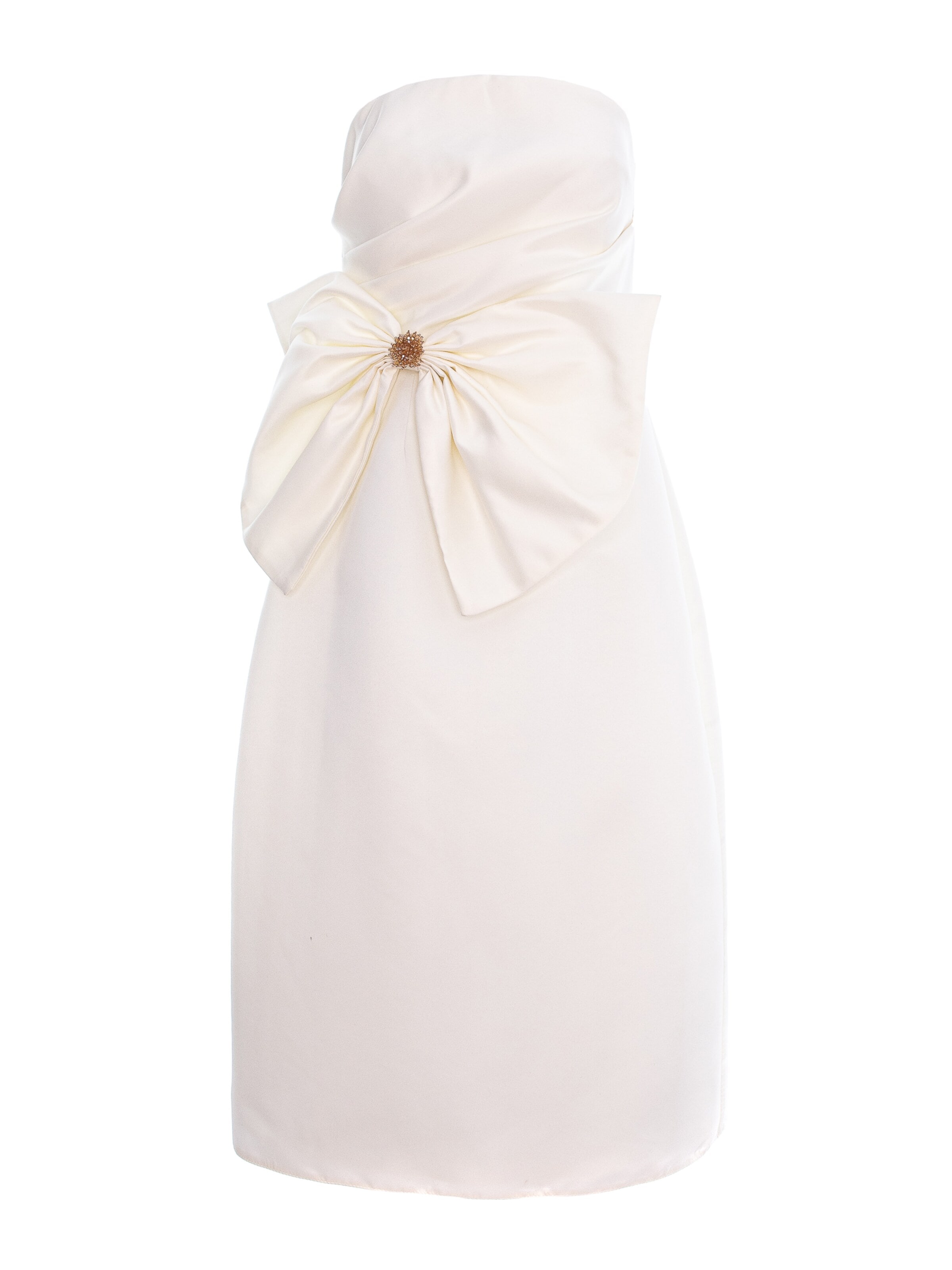acob a porter - Vestido de noche en blanco: frente