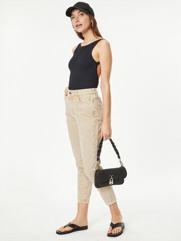 River Island - Tapered Calças de ganga 'CHAPEL' em castanho