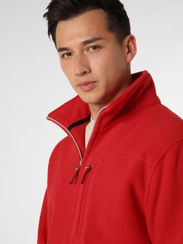 Nils Sundström Fleece Jacket ' Anton ' in Red