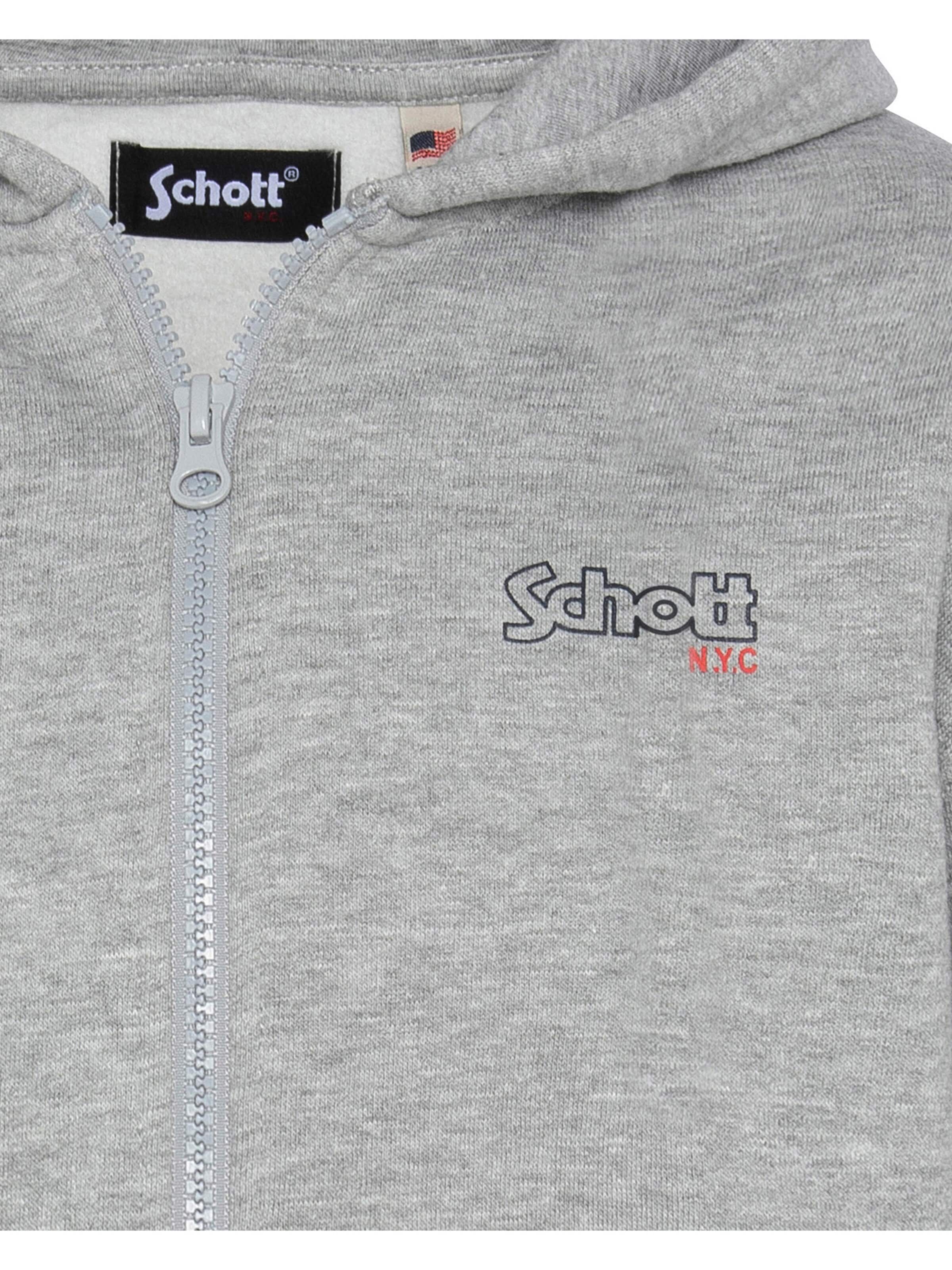 Schott NYC Sweatshirt in Grey