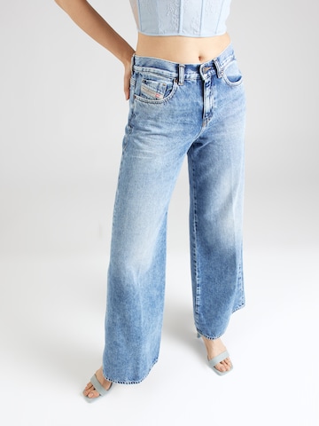 DIESEL Wide leg Jeans 'D-AKEMI' in Blue: front