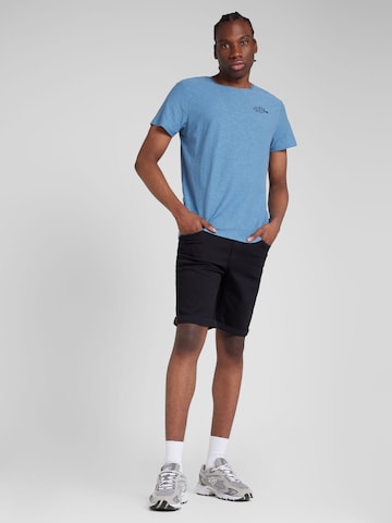 BLEND Slimfit Shorts in Schwarz