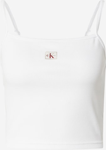 balta Calvin Klein Jeans Palaidinė be rankovių: priekis