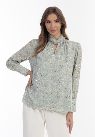 faina - Blusa en verde: frente