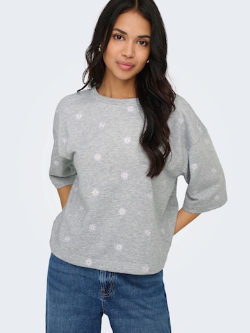 Felpa 'ONLLUNA' di ONLY in grigio