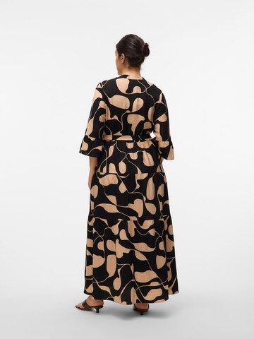 Vero Moda Curve Blousejurk 'VERA' in Bruin