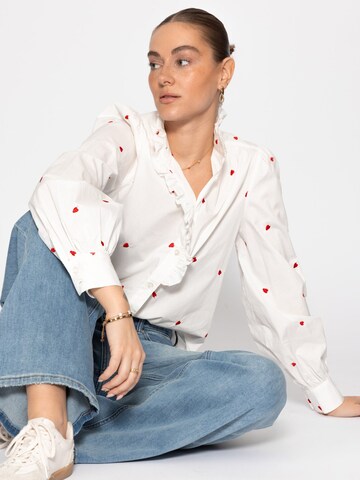SASSYCLASSY Blouse in White