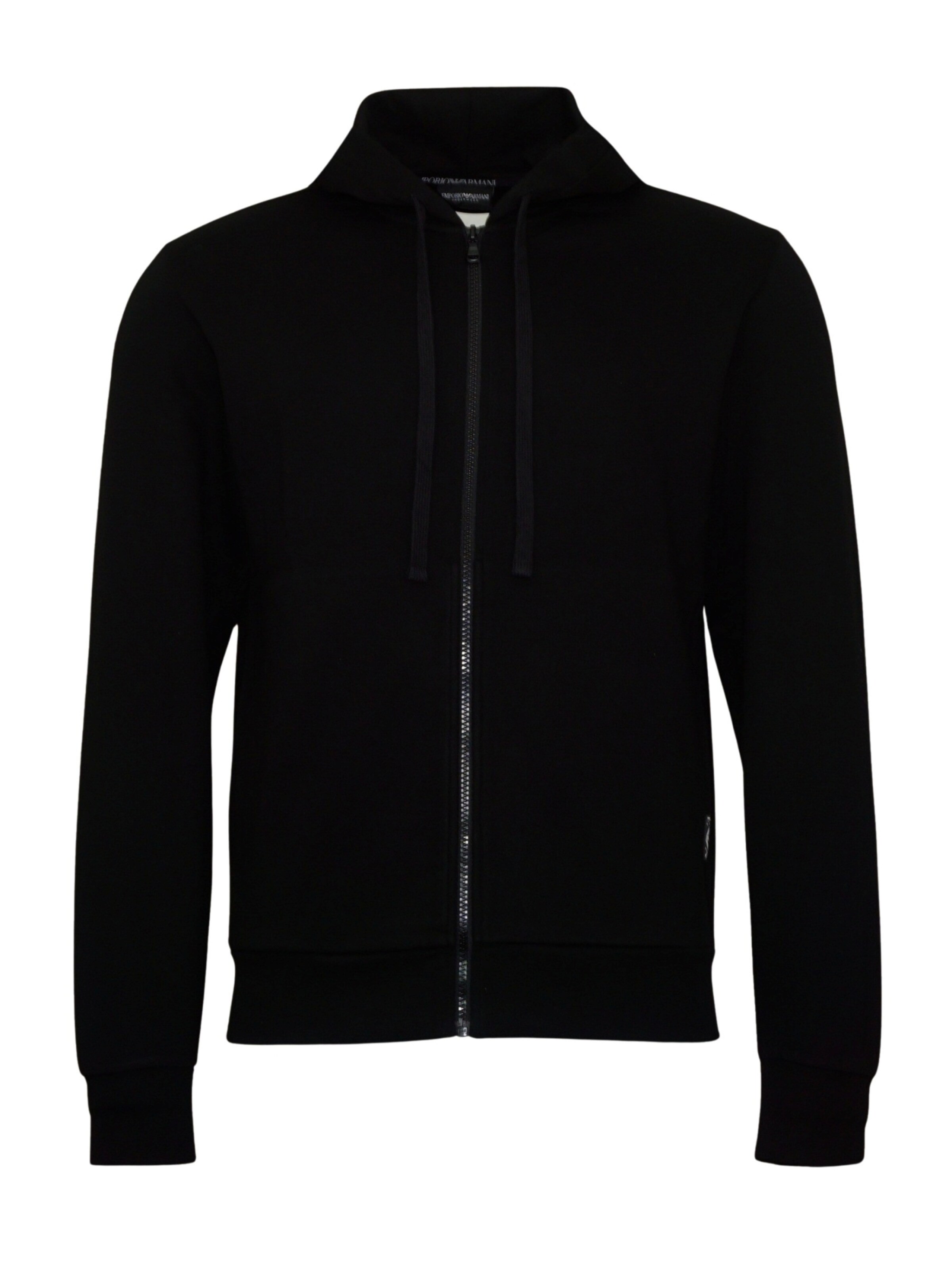 Emporio Armani Sweatjakke i sort: forside