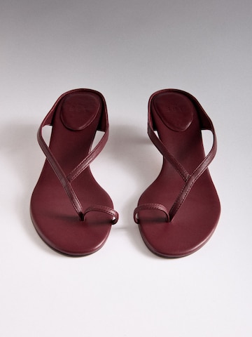 Tongs The Set en rouge