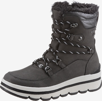 TOM TAILOR Snow Boots in Brown: front