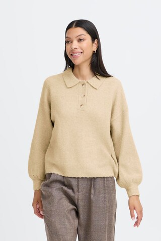 b.young Sweater 'BYXomea' in Beige: front