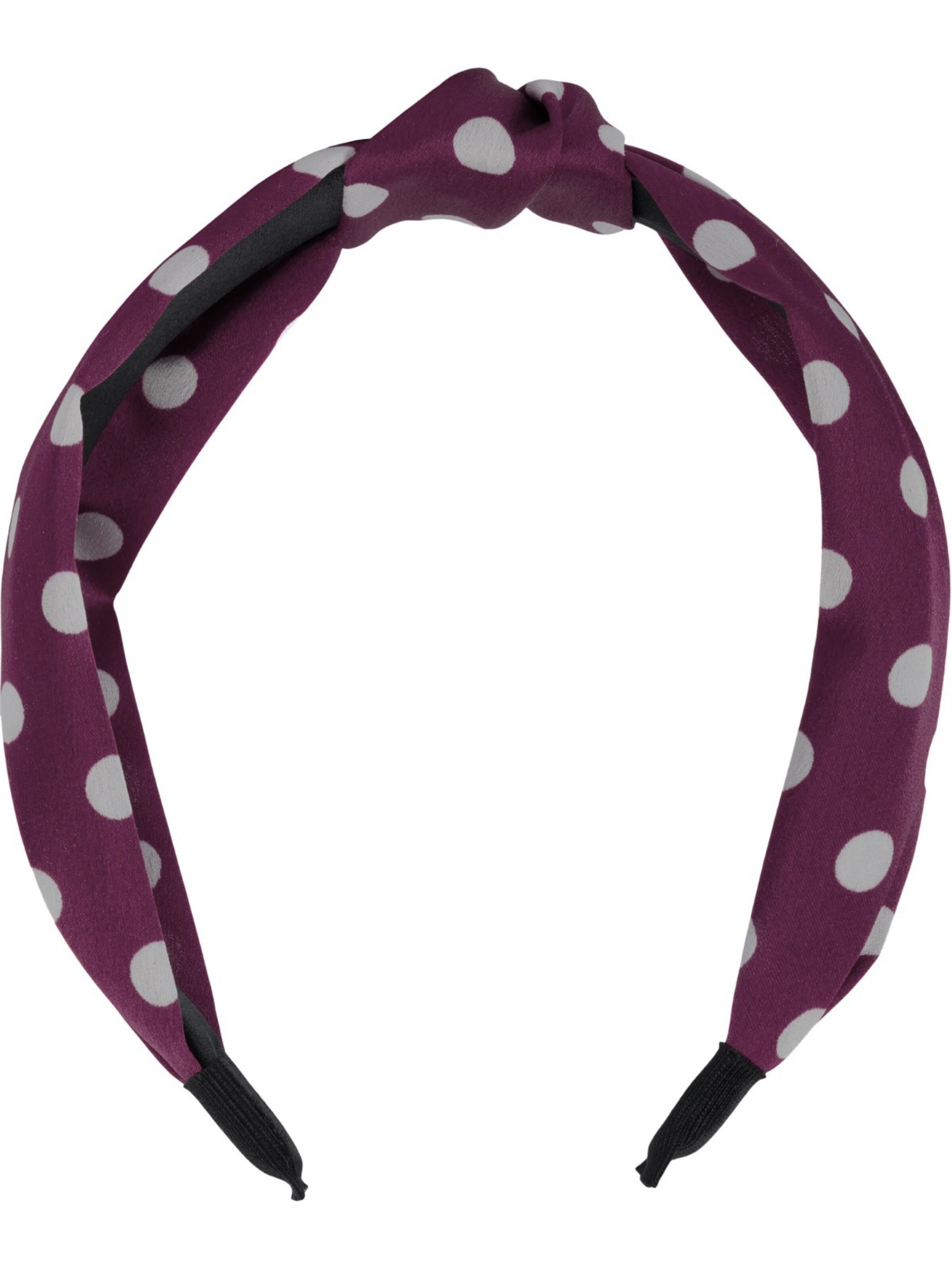 styleBREAKER Haarschmuck 'Haarreif gepunktet mit Knoten Rockabilly'‌‌‌‌‌ in Rot
