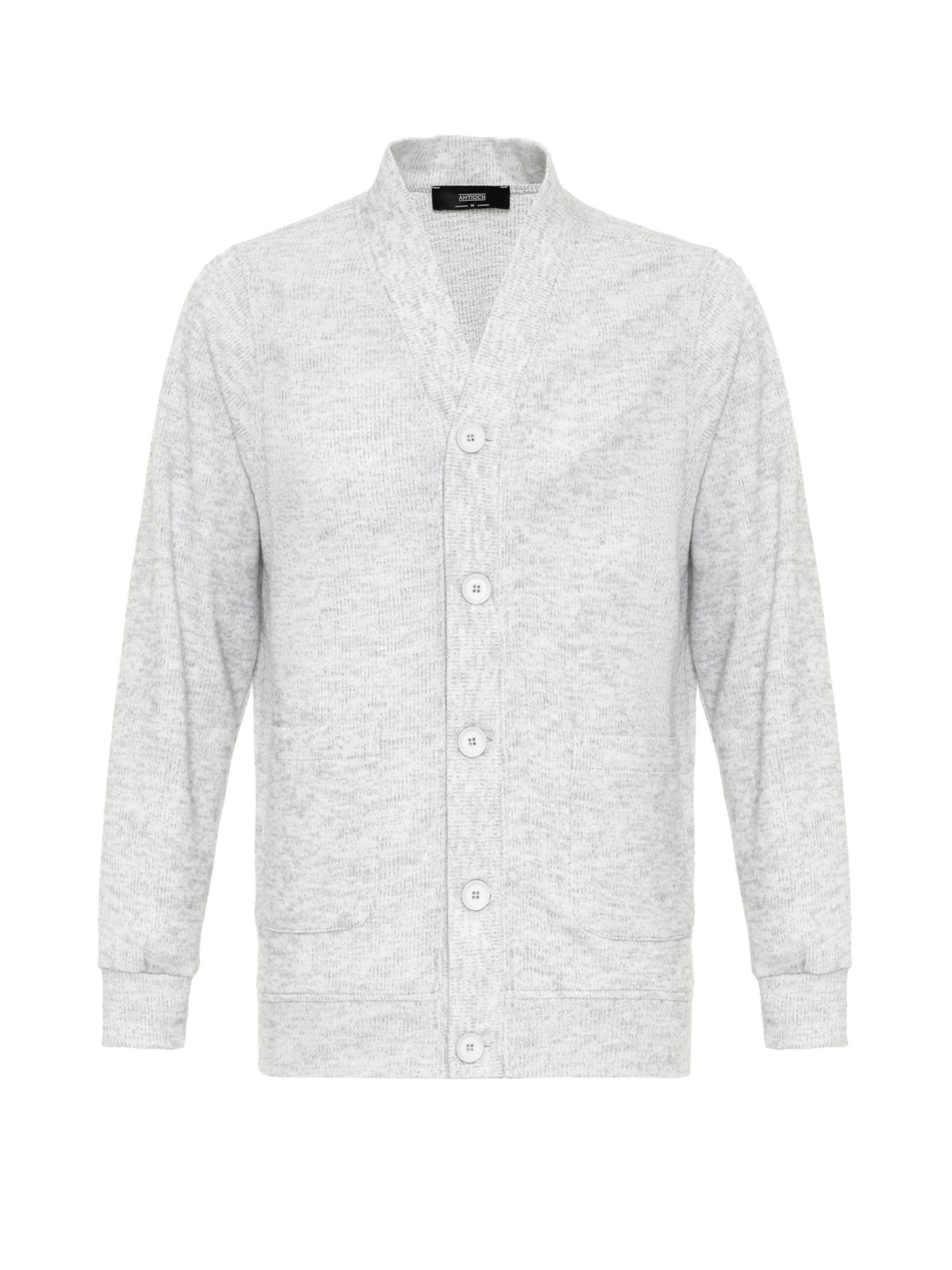 Antioch Πλεκτή ζακέτα σε γκρι: μπροστά