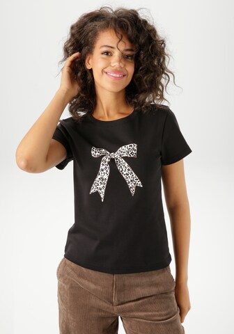 Aniston CASUAL Shirt in Black: front