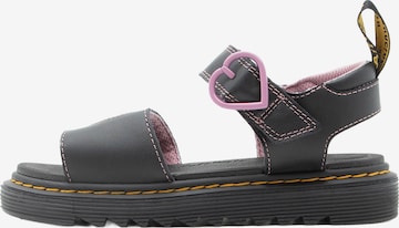 Dr. Martens Sandaalit 'Marlowe Hearts II' värissä musta: etupuoli