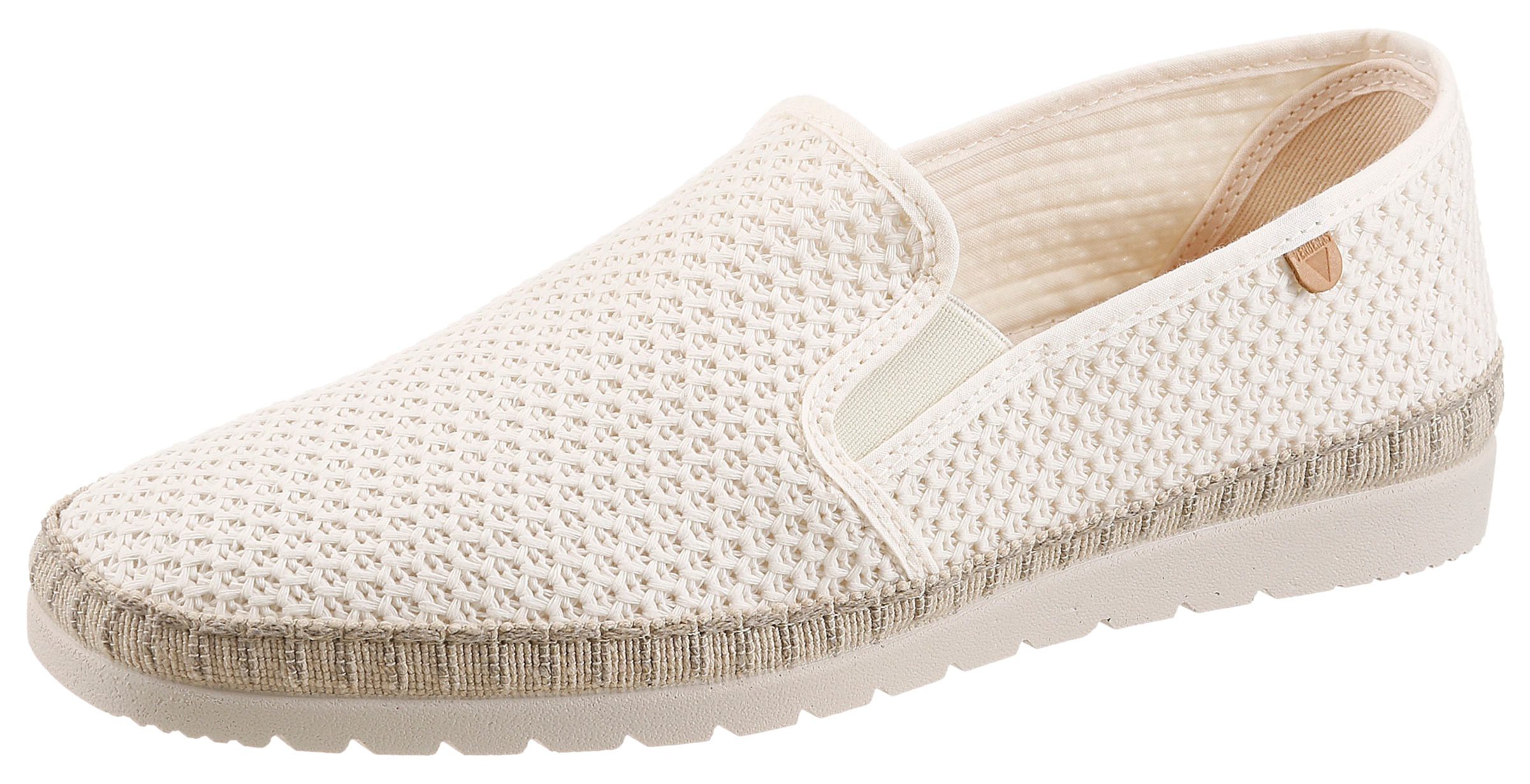 VERBENAS Classic Flats in White: front