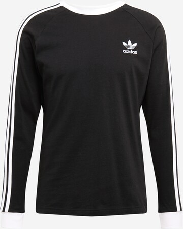 ADIDAS ORIGINALS Shirt 'Adicolor Classics 3-Stripes Te' in Zwart: voorkant